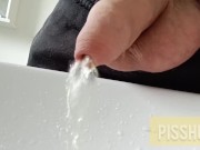 Up-Close Sink Piss
