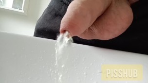 Up-Close Sink Piss