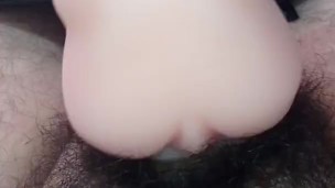 trying my new masturbator ... wow delicious