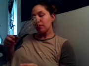 I did some baking watch me lick the mixer clean 5/16