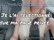 Laure Raccuzo - La rencontre avec un abonné se termine en Trio baise Hard et faciale ! 2/16