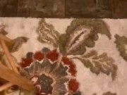 Playing with my dick in front of the mirror.
