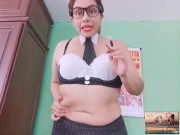 Giantess Debora teacher teaches you languages ​​and eats you alive [SFX Trailer]
