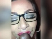 Milf maid stops cleaning the house to clean up some cum from huge bbc  16/16