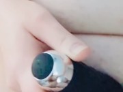 Milf wife loved taking cum while masterbating 4/16