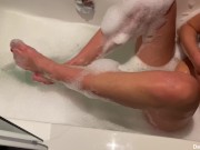 Hot girl getting fucked in bath by room service Cum inside her 1/16