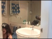 Interracial fake casting with a teen babe and a rookie 6/16