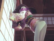 [DEMON SLAYER] Nezuko pleasing you (3D PORN 60 FPS) 12/16