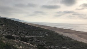 Walking Naked at Salgado Beach and Sao Giao, Nazare, Portugal