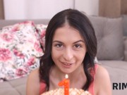 RIM4K Beauty finds out about her boyfriends sexual fantasy and fulfills it 1/16