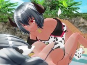 3D HENTAI YURI Cow Girl Fucks Her Girlfriend 3/16