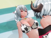 3D HENTAI YURI Cow Girl Fucks Her Girlfriend 4/16