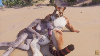 Wild Life / Furry Wolf Girl com Furry Tiger - RedTube