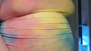 Slow Motion Big Belly Jiggles