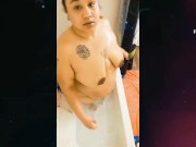 Cute Redbone BBW in the HOT TUB. Yea, I'm back 🐰