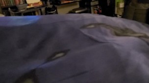 Chubby small uncut cock cum after edging