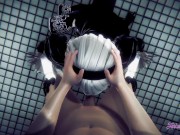 Nier Automata Hentai - POV 2B boobjob, blowjob and fucked 8/16