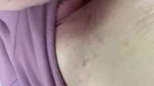 Cute Shares A Quick Peak of Her Pierced Pussy