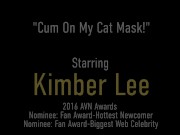 Here Kitty Kitty! Sexy Kitten Kimber Lee Gets Warm Milk On Her Pretty Face! 1/16