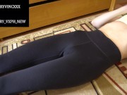 workout of sexy girl in leggings 1/16