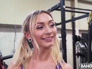 BANGBROS - Can This Blonde White Girl (Chloe Temple) Handle This Much BBC? Press Play Find Out! 9/16