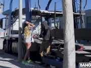 BANGBROS - European Slut With Big Tits (Alyssia Kent) Riding Dick Outdoors For The Whole World To See 2/16