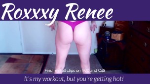 It's my workout, but you're getting hot!