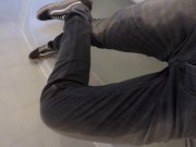 Pissing my Jeans and Vans Sneakers then taking a Warm Bath Fully Clothed