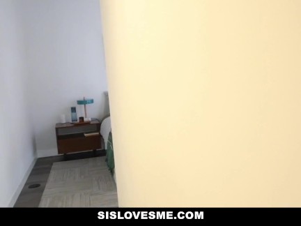 Big Stepbro Caught Curvy Babe Teanna Trump Masturbating