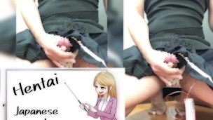 ミニスカエロスケベ男の娘がペニクリにローターを当ててオナニー＆そのままビクビク射精しちゃう【女装コスプレレイヤー】