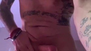 Jerking off while home alone 