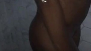 Playing in the shower
