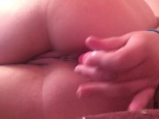 Разработала свою задницу пальчиком и фаллосом , анальная пробка в попке 14/16