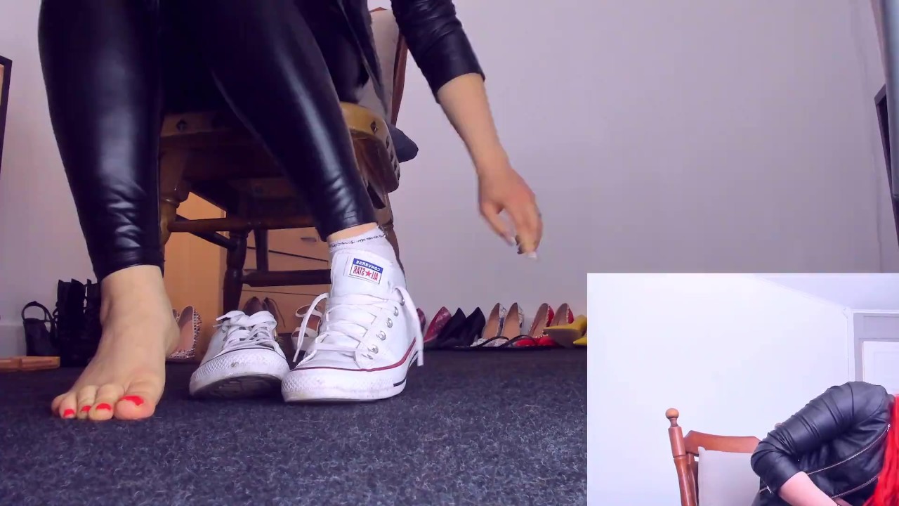 Converse Anal - You will clean my dirty converse sneakers right now and worship my latex ass  - RedTube