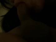 Secret blowjob for a friend behind bf’s back 14/16