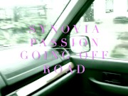 ⎮REMOTE TOY⎮LOUD⎮WET PUSSY Hitchhiker cutie MASTURBATES in car and gets FUCKED HARD in the back 1/16