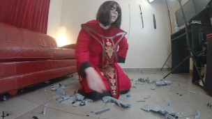 BTS Giantess Empress Destroys Star Destroyer