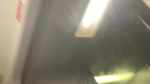 CUMMING ON THE TRAIN WITH PEOPLE IN THE SAME CART. 