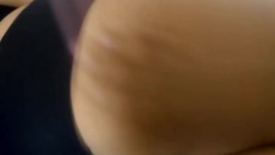 Hard spanked to my girlfriend and she wakes up. Big ass Mexican woman. 