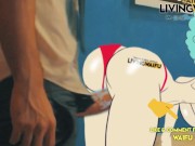 DRAGON BALL Z 2D Real Anime Waifu BULMA #1 Doggystyle Big Japanese Ass Booty milf Cosplay Hentai 6/16