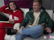 Inexperienced teenage lovebirds at their porn debut 9/16
