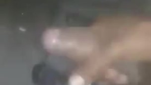 Camping Outdoors Using Toilet with Huge Cumshot Before Roommate Wakes Up