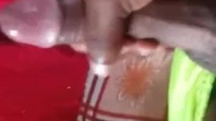 Early Morning Quicky with Hard Stiff Cock Black Solo Male Exclusive Amateur