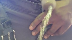 Black cock does good squirting outside join my only fans #6