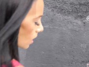 HUNT4K Outdoor sex with hunter ends for tanned brunette with cumshot 15/16