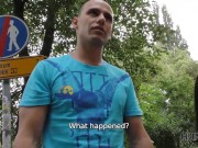 HUNT4K Outdoor sex with hunter ends for tanned brunette with cumshot 2/16