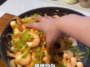 好吃的凉拌大虾