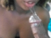Ebony Blowjob Big Ole Freak Twitter is @nubianqueenhub 10/16