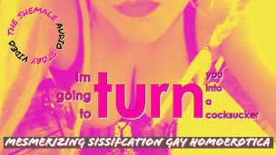 Eu vou te transformar em um chupador de pau e colocá-lo na rua maricas boi SHEMALE PIMP VERSÃO