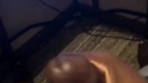 Stroking my BBC till HUGE CUMSHOT
